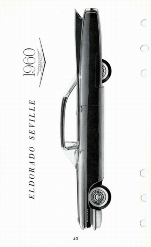 1960 Cadillac Salesmans Data Book Page 47